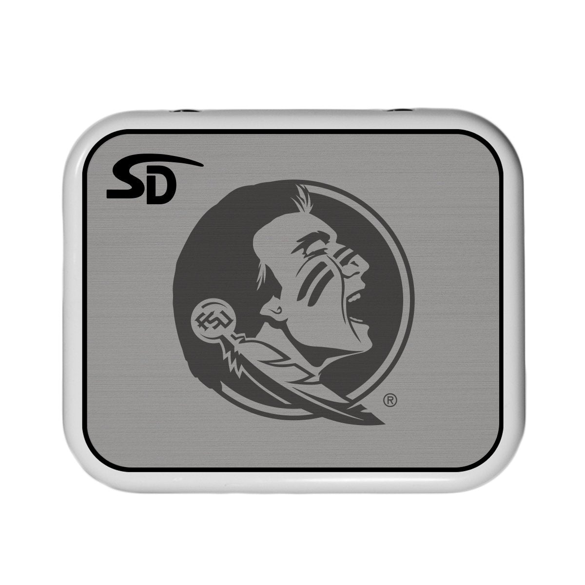 Seadek Collegiate Cooler Pad - YETI Roadie 24 - Storm Gray / Black, Florida State University - 57507-80066