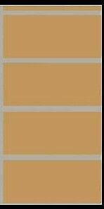 INSTOCK SHT86WG-2T Hydro-turf Sheet 47X86 2-TONE CAMEL ON GREY WIDE GROOVE