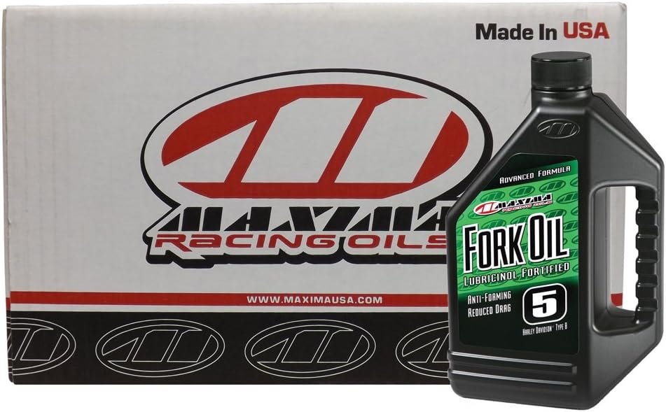 INSTOCK CASE OF 12 MAXIMA FORK OIL 5W 16 OZ 54916 - 78-9910
