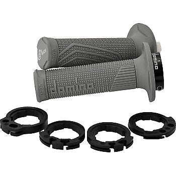 Domino Grips Gray D100 Lock-On Grips D10046C5200