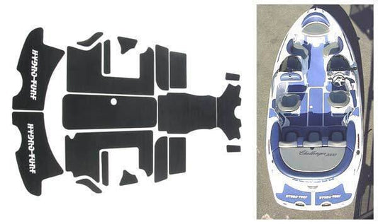 Hydro Turf Mat Kit  Sea-Doo 00-04 Challenger 2000 X SD09 Black Goove 3M