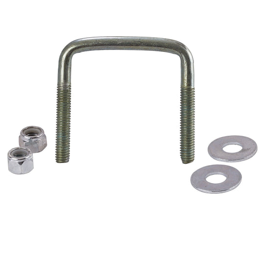 Trailer U-Bolts with Frame Straps  3-1/8" x 3" & 5" strap