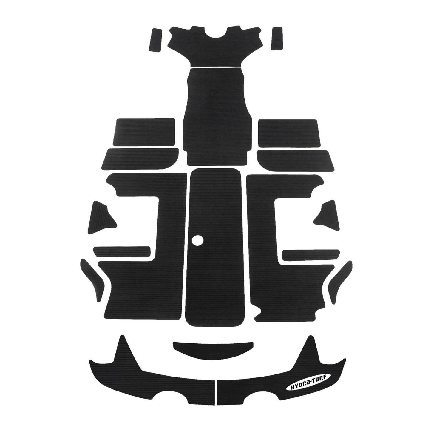 Hydro-Turf mats Sea-doo Challenger 2000/X boat LIGHT GREY CUT GROOVE 3M SD091