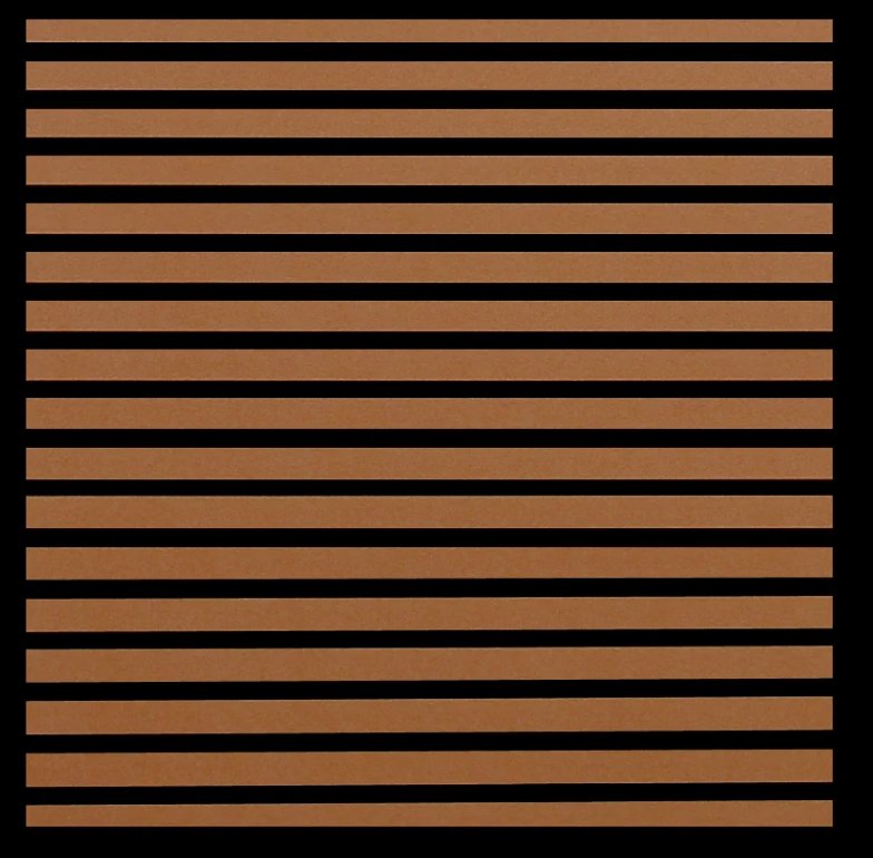 Hydro-turf Sheet 47X86 SHT86CG-2T 2-tone teak BROWN ON BLACK CUT GROOVE NO 3M