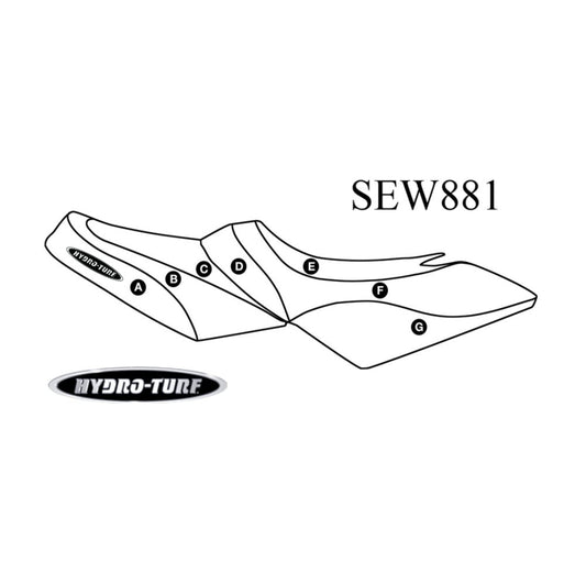 Seat Cover for Sea-Doo GTX (07-09) / GTX Limited (08) (not iS)