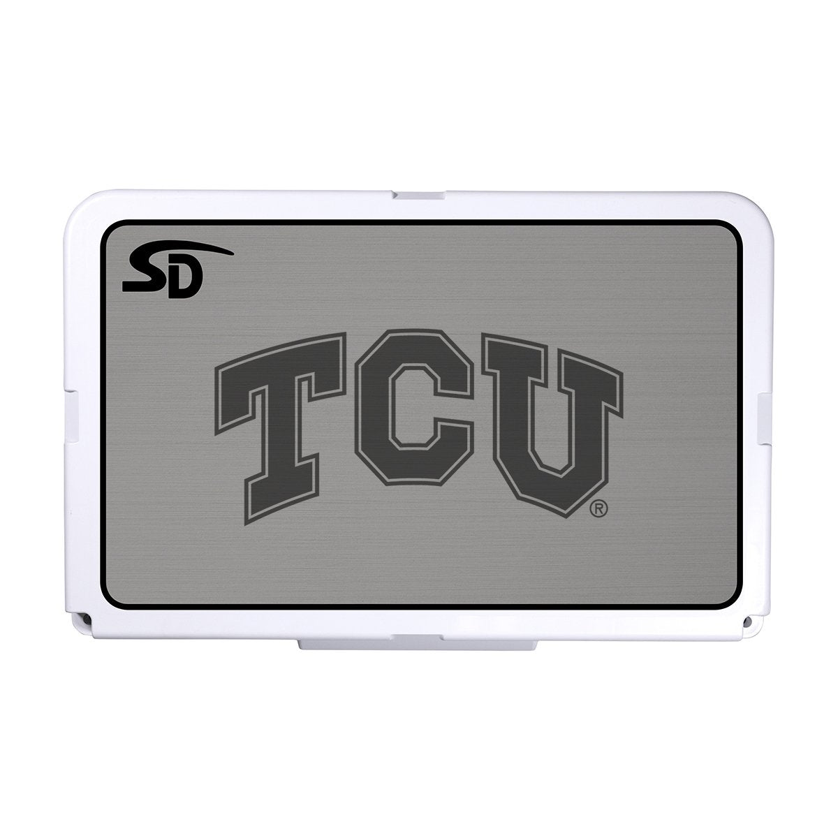 Seadek Collegiate Cooler Pad - RTIC 52 - Storm Gray / Black, Texas Christian University - 57703-80066