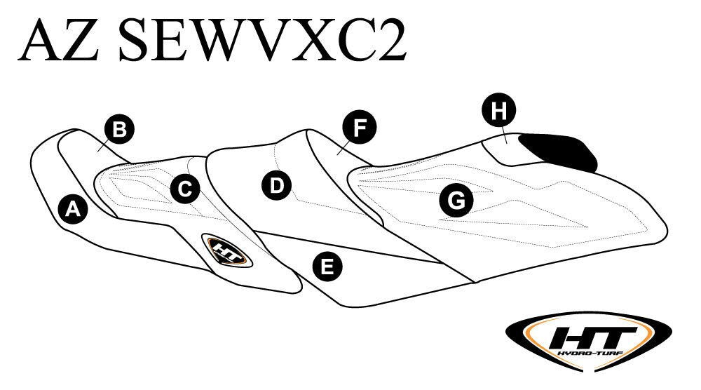 Seat Cover for Yamaha VX Cruiser (15-20)/VX Cruiser HO/VX LTD 16-20