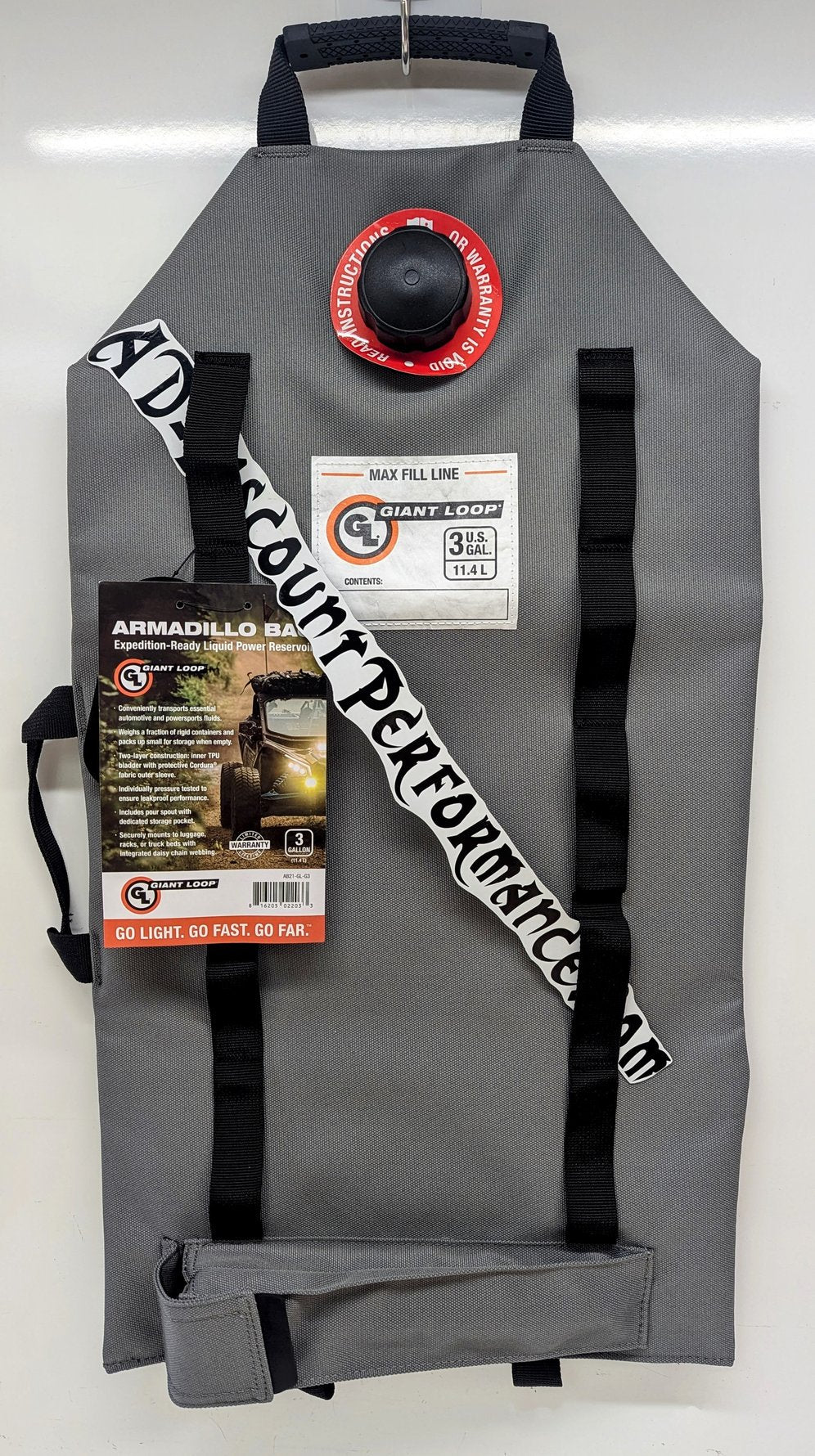 GIANT LOOP ARMADILLO LIQUID RESERVOIR BAG 3 GALLON OVERLAND Offroad AB21-GL-G3