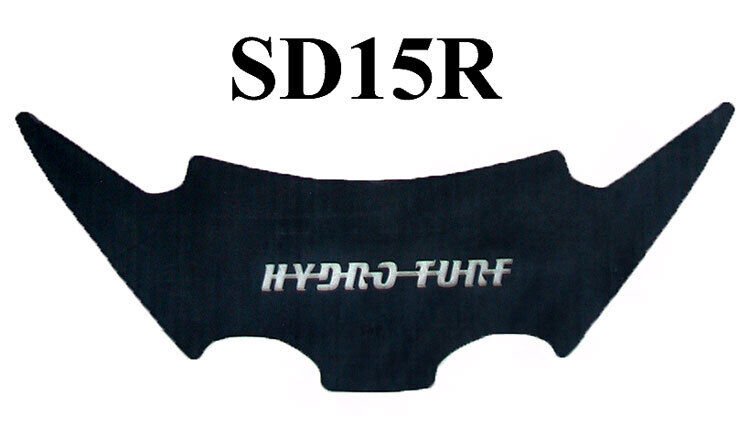 Hydro-Turf Rear Boarding Mats Sea-Doo Sportster SD15R Speedster Black Goove 3M