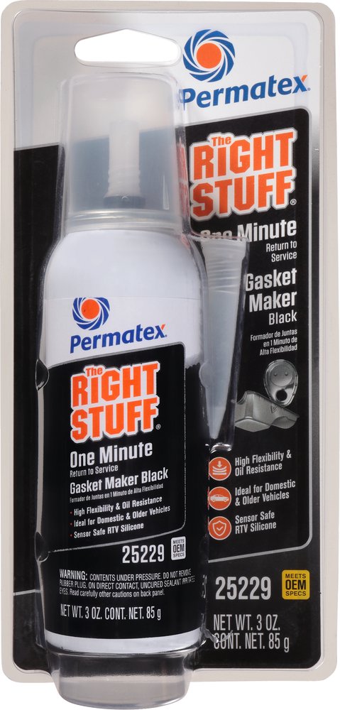 INSTOCK Permatex 25229 The Right Stuff 1 Minute Gasket Maker, 3 oz.