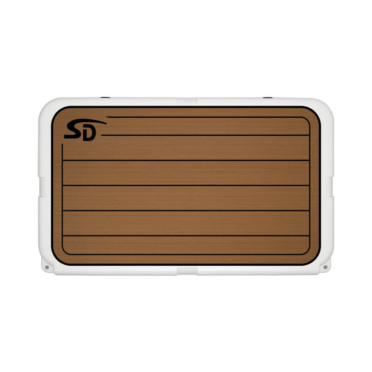Seadek YETI Tundra 105 Teak Cooler Pad - Mocha / Black - 55832-80093