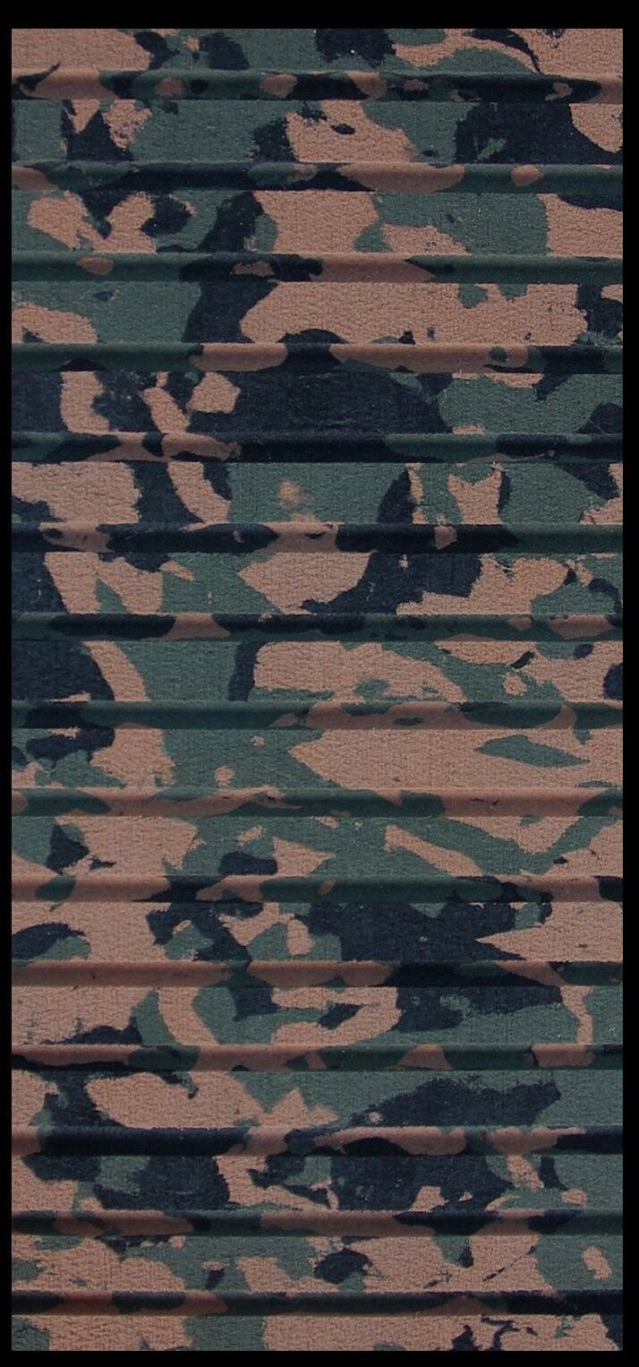 SHT86CG Hydro-turf Sheet 47X86 Fishing hunting BROWN CAMO CUT GROOVE