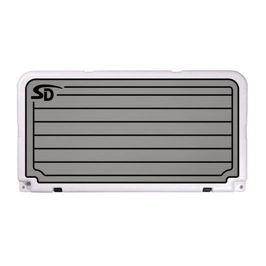 Seadek Orca 75 Teak Cooler Pad - Storm Gray / Black - 56147-80066