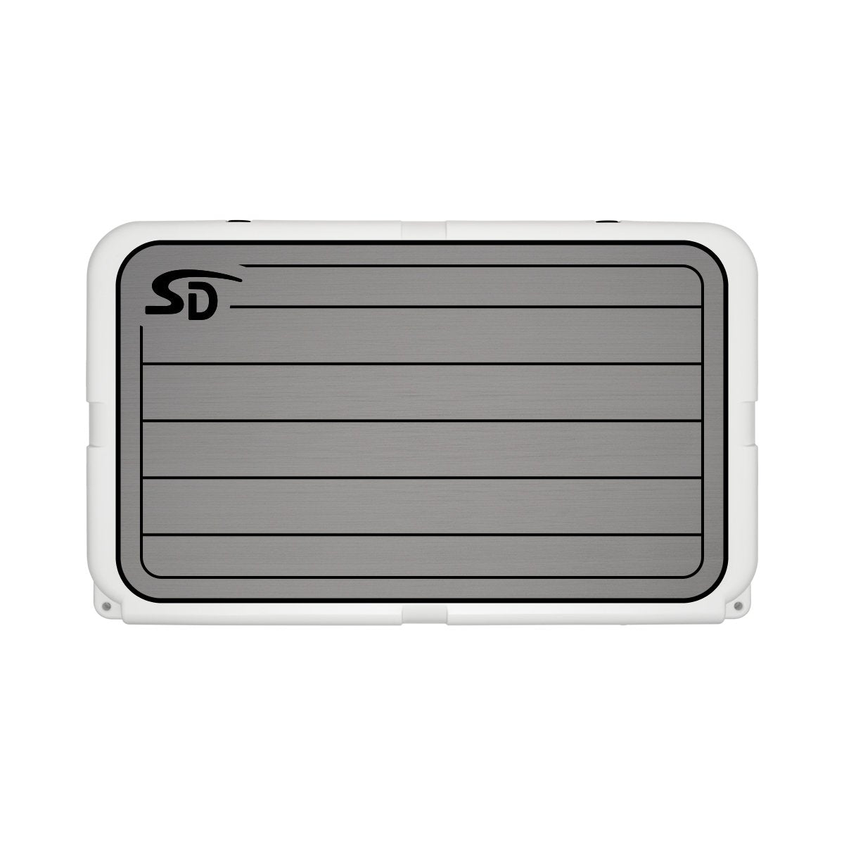 Seadek YETI Tundra 105 Teak Cooler Pad - Storm Gray / Black - 55832-80066
