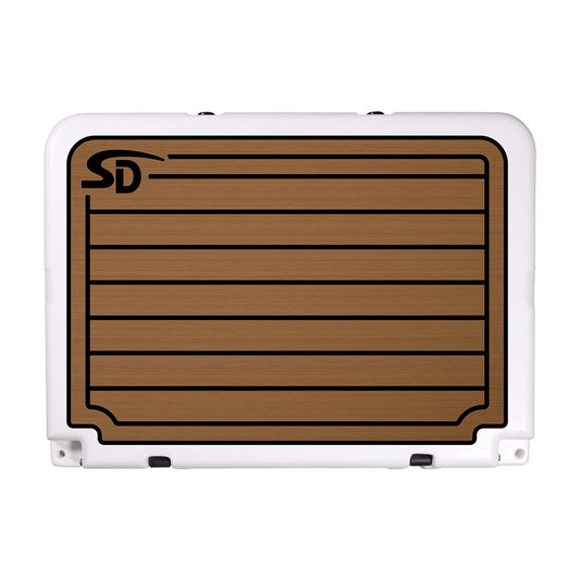 Seadek Orca 58 Teak Cooler Pad - Mocha / Black - 56145-80093