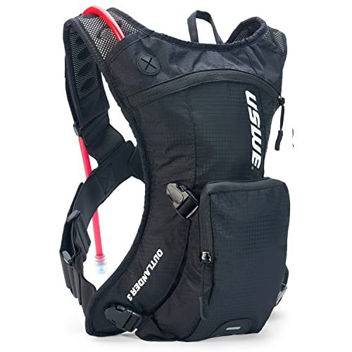 USWE Outlander Hydration Backpack for Cycling, MTB, Trail Running & More 3 Liter Black - 2034601
