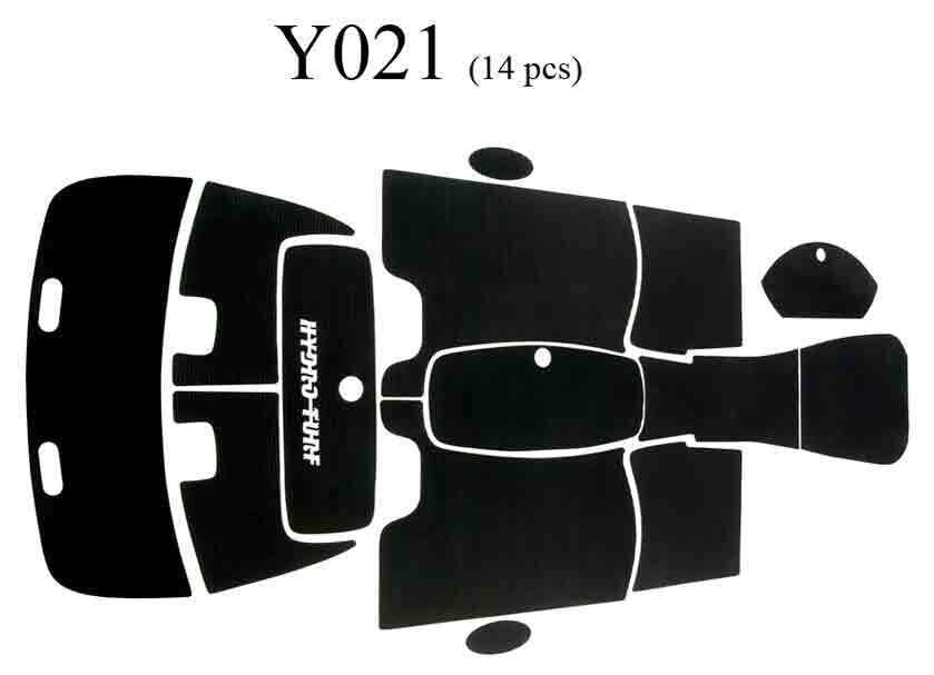Hydro Turf Mat Kit Yamaha Jet Boat Ls210 Lx210 Ar210 Y021 Black Goove 3M