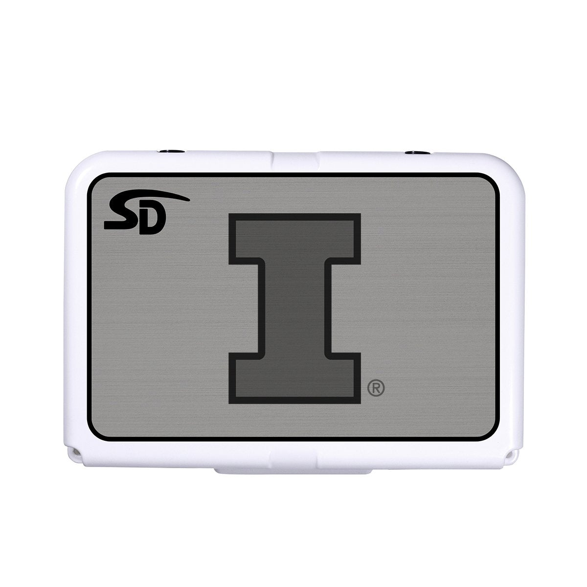 Seadek Collegiate Cooler Pad - RTIC 20 - Storm Gray / Black, University of Illinois - 58847-80066