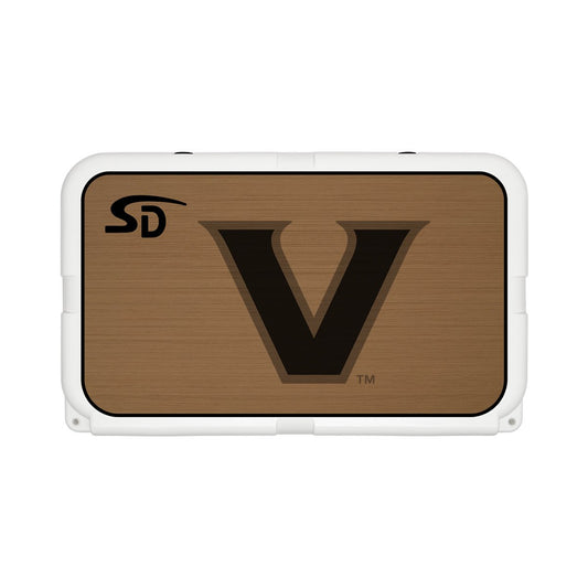 Seadek Collegiate Cooler Pad - YETI Tundra 45 - Mocha / Black, Vanderbilt University - 57548-80093