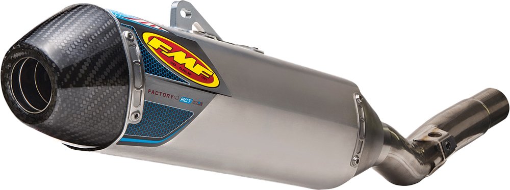 FMF Offroad Factory 4.1 Slip-On Exhaust FACTORY 4.1 RCT S/O MFLR ALUM W/R.CAR CAP KX450F '11 Slip-On Muffler  - 042291