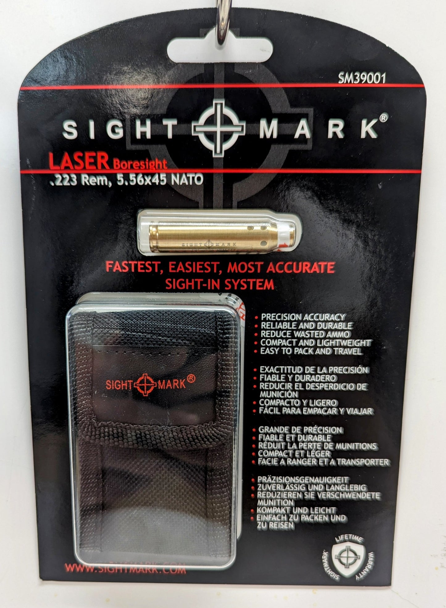 INSTOCK Sightmark .223, 5.56x45 NATO Boresight with Red Laser sighting