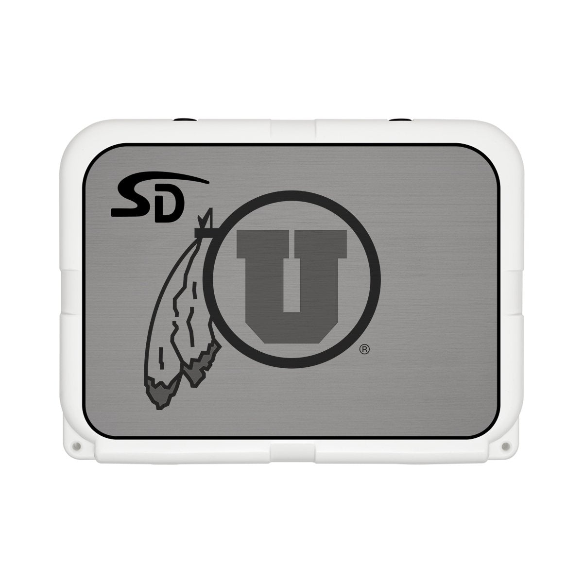 Seadek Collegiate Cooler Pad - YETI Tundra 35 - Storm Gray / Black, University of Utah - 57544-80066