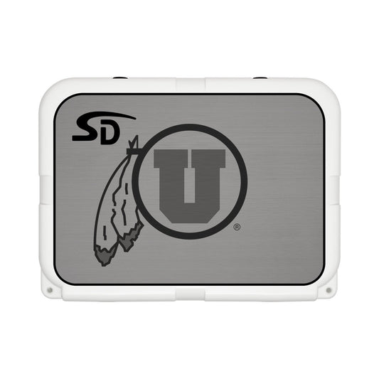 Seadek Collegiate Cooler Pad - YETI Tundra 35 - Storm Gray / Black, University of Utah - 57544-80066
