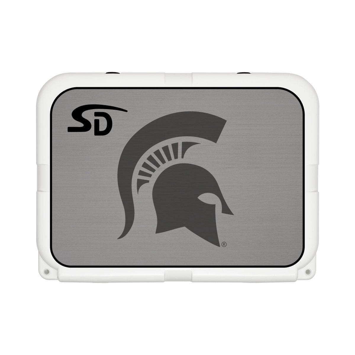 Seadek Collegiate Cooler Pad - YETI Tundra 35 - Storm Gray / Black, Michigan State University - 57514-80066