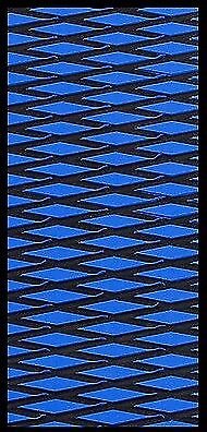 Hydro-Turf Sheet SHT40CD-2T 2Tone Boating ROYAL BLUE ON BLACK CUT DIAMOND 3M