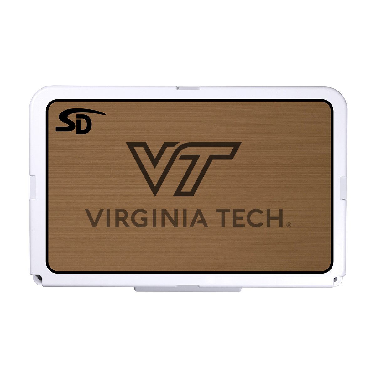 Seadek Collegiate Cooler Pad - RTIC 52 - Mocha / Black, Virginia Tech - 57718-80093