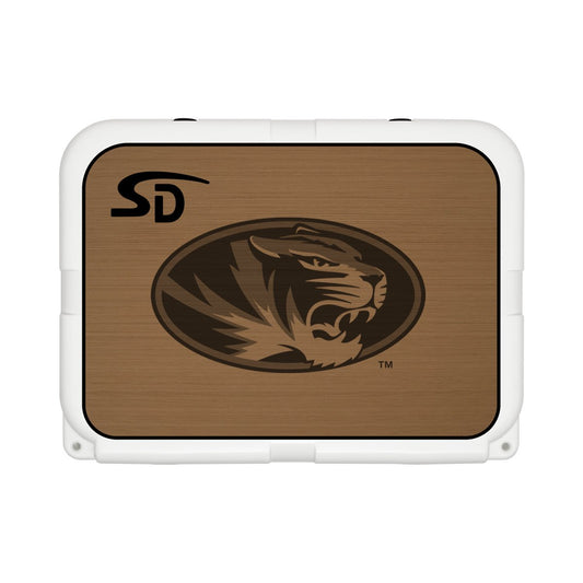 Seadek Collegiate Cooler Pad - YETI Tundra 35 - Mocha / Black, University of Missouri - 58804-80093