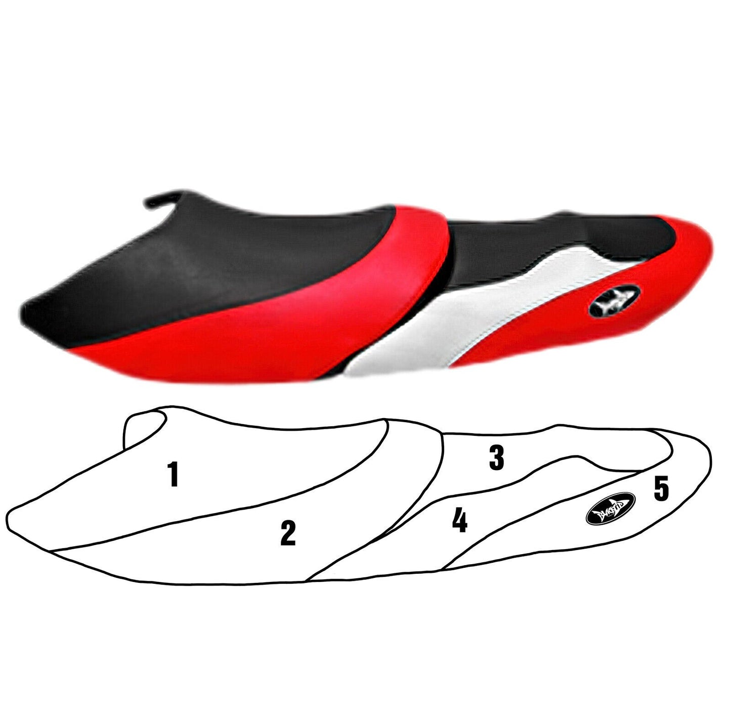 Seat Cover for Yamaha 2001-2005 XLT 1200/2002-2004 XLT 800