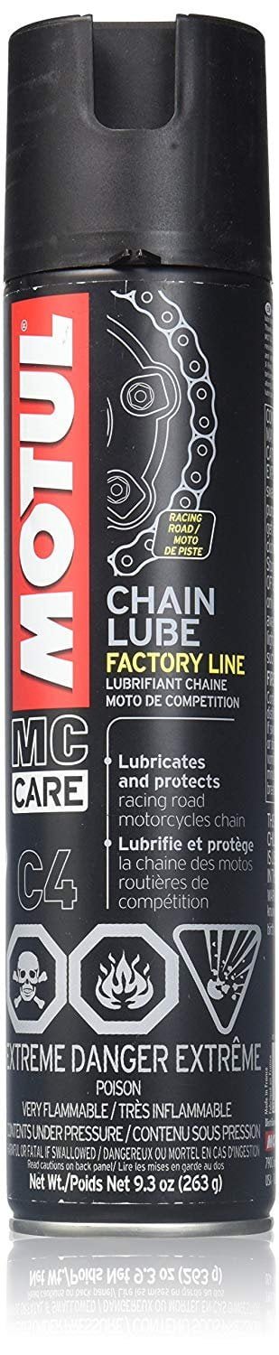 INS MOTUL C4 Motorcycle CHAIN LUBE FACTORY LINE 9.3 OZ 103246 111821 82-2213