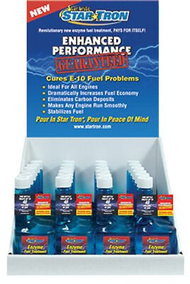 STAR BRITE ENZYME FUEL TREATMENT 8OZ 24/PK W/COUNTER DISPLAY 14625