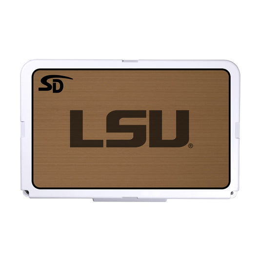 Seadek Collegiate Cooler Pad - RTIC 52 - Mocha / Black, LSU - 57678-80093