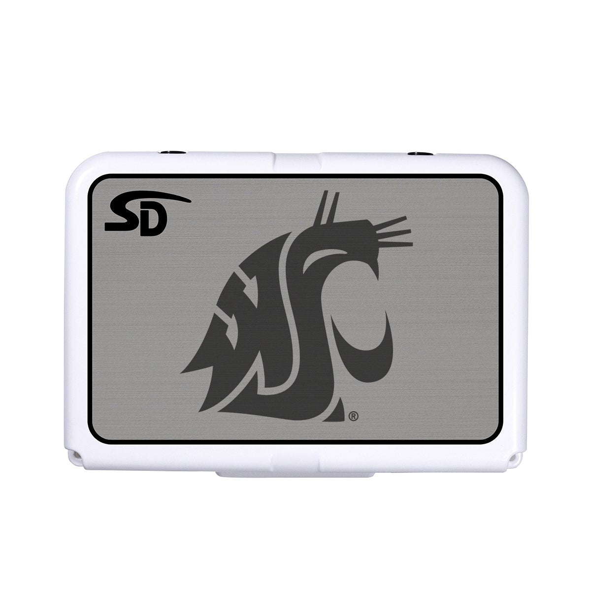Seadek Collegiate Cooler Pad - RTIC 20 - Storm Gray / Black, Washington State University - 58869-80066