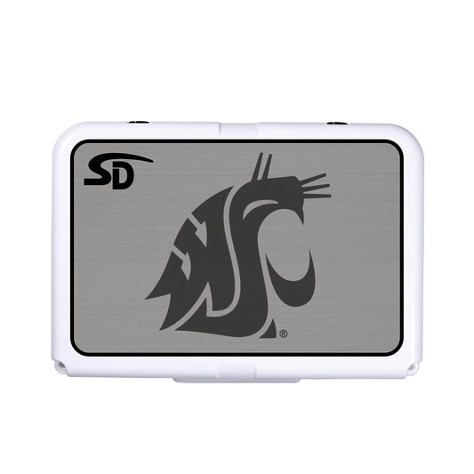 Seadek Collegiate Cooler Pad - RTIC 20 - Storm Gray / Black, Washington State University - 58869-80066