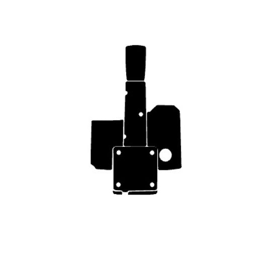 SBT Blacktip Solid Black Interior Traction Mat Kit Yamaha Ar190/192/195 - 130BT917Int