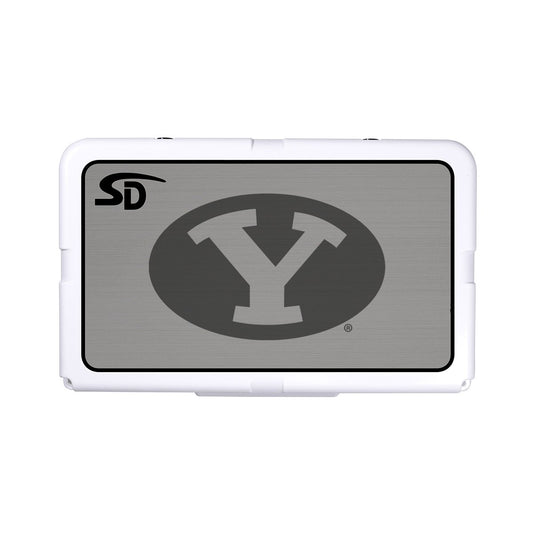 Seadek Collegiate Cooler Pad - RTIC 45 - Storm Gray / Black, Brigham Young University - 57656-80066