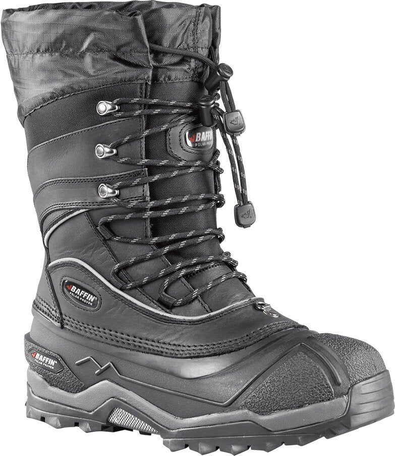 BAFFIN SNOW MONSTER BOOTS BLACK SIZE 9 (11-9709)