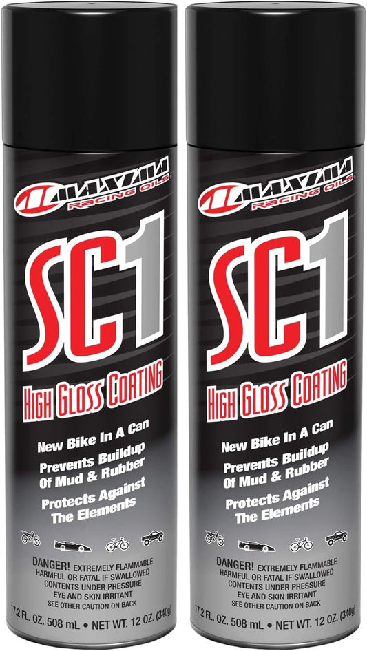 INSTOCK 2 Pack of Maxima SC1 Clear Coat Silicone Spray - 78920