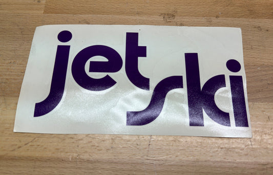 IN STOCK Kawasaki Jet Ski PWC Large Vintage Decal 8" Sticker PURPLE