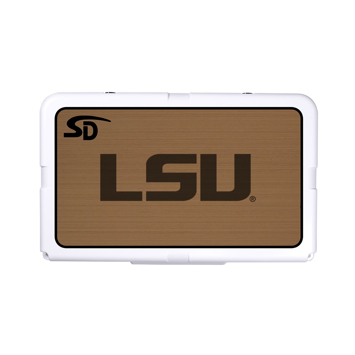 Seadek Collegiate Cooler Pad - RTIC 45 - Mocha / Black, LSU - 57677-80093