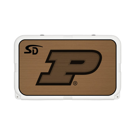 Seadek Collegiate Cooler Pad - YETI Tundra 45 - Mocha / Black, Purdue University - 58829-80093