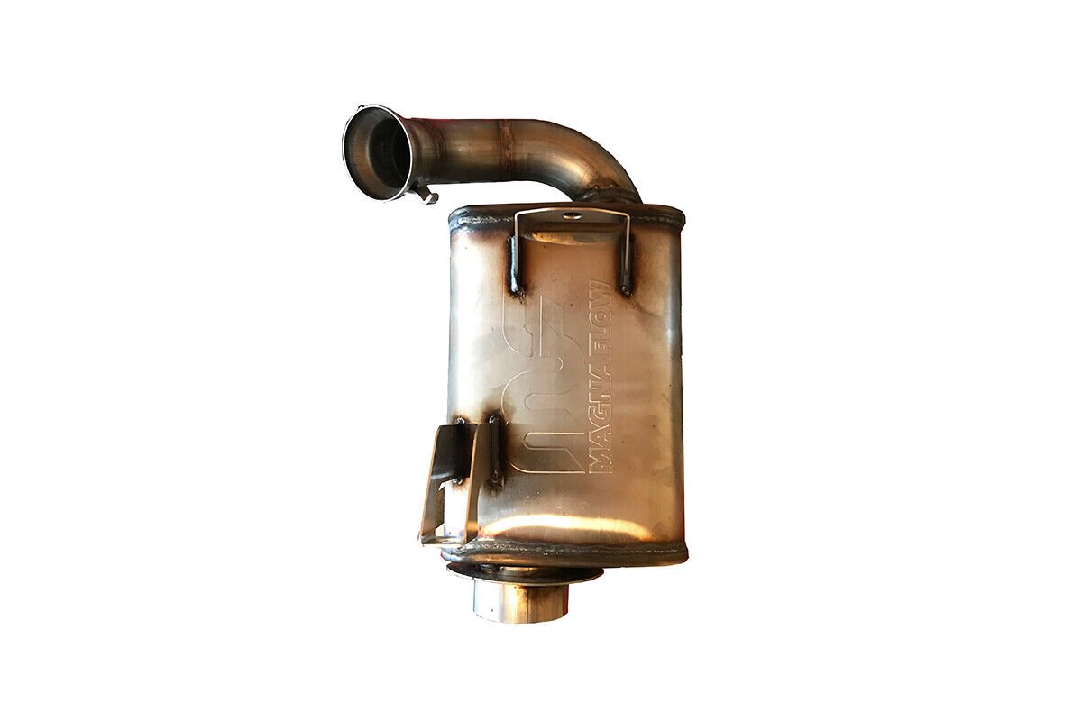 STRAIGHTLINE Ski-doo Rev Gen 4 & 5 / Lynx Radien-X 900 Turbo lightweight Muffler Stainless Steel - 134-185