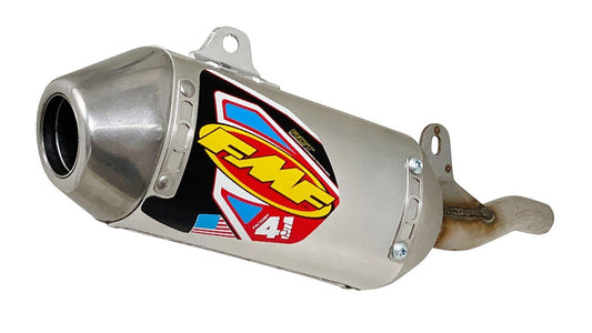 FMF Offroad Factory 4.1 Exhaust System FACT 4.1 MINI S/O SS ALUM MUFFLER HON Slip-On Muffler  - 041592