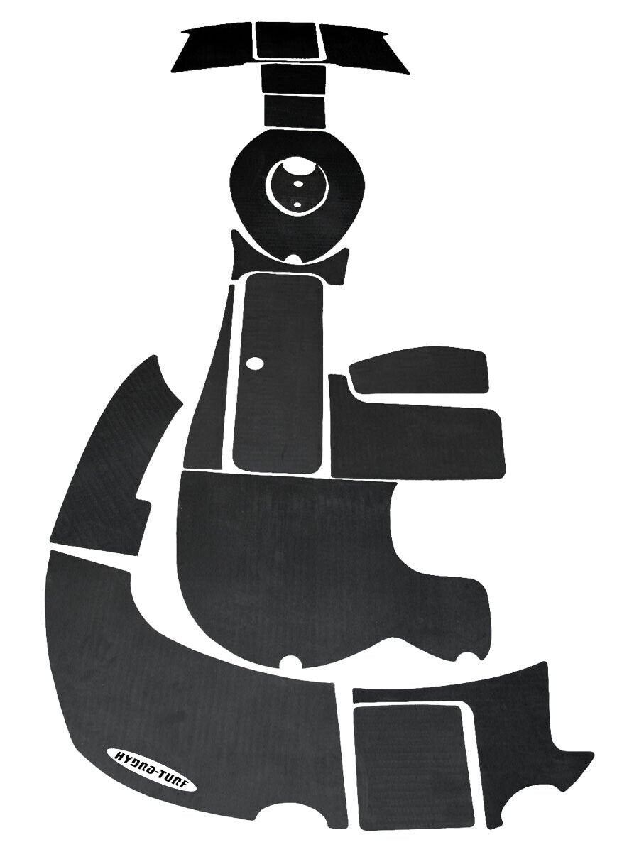 Hydro-turf mats Sea-doo islandia 00-05 jet boat BLACK SMOOTH SD10