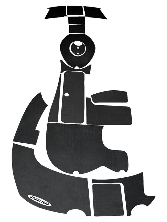 Hydro-turf mats Sea-doo islandia 00-05 jet boat BLACK SMOOTH SD10