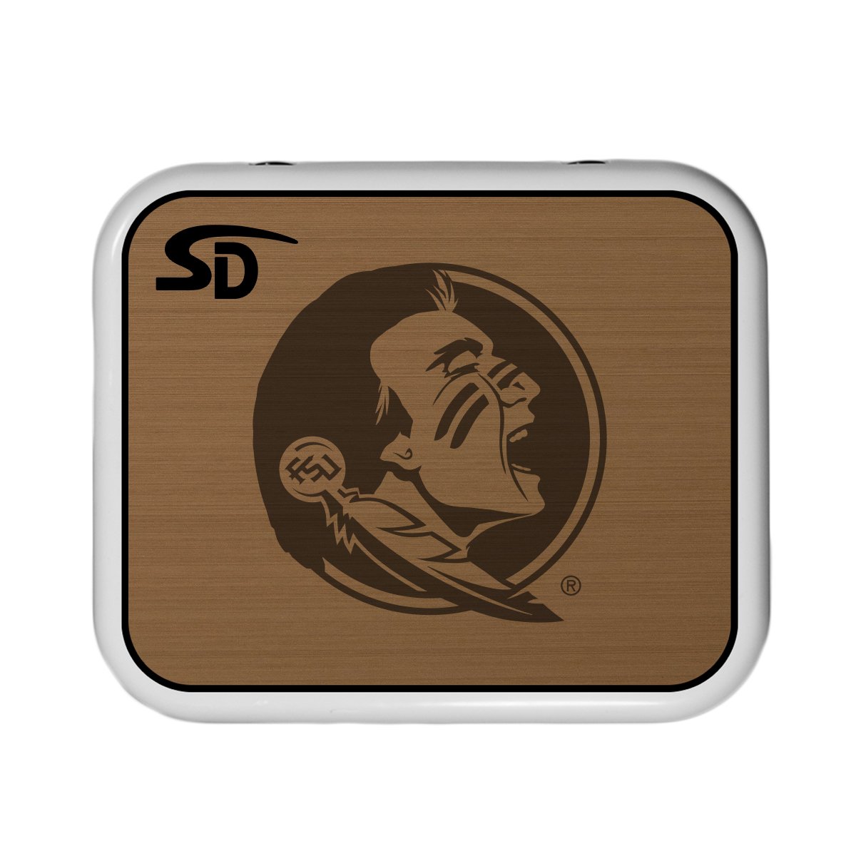 Seadek Collegiate Cooler Pad - YETI Roadie 24 - Mocha / Black, Florida State University - 57507-80093