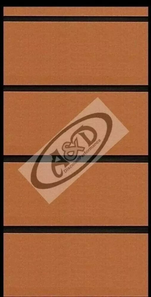 3  Hydro-turf Sheet 47X86 SHT86WG-2T 2-tone teak BROWN ON BLACK WIDE GROOVE 3M